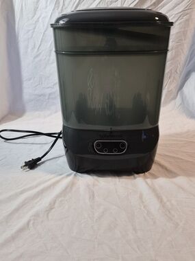 Baby Brezza Electric Bottle Sterilizer in Smoke Gray